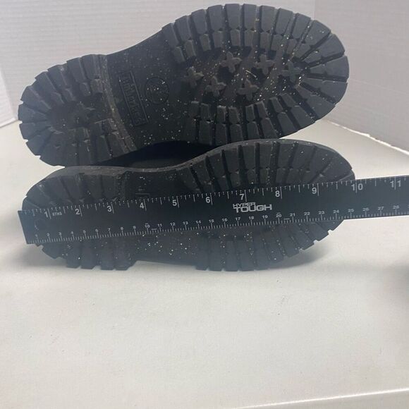 TIMBERLAND Women’s Rebolt  Boot Black Gold Size 6‎ Nubuck Suede Leather Lace Up - Picture 9 of 14